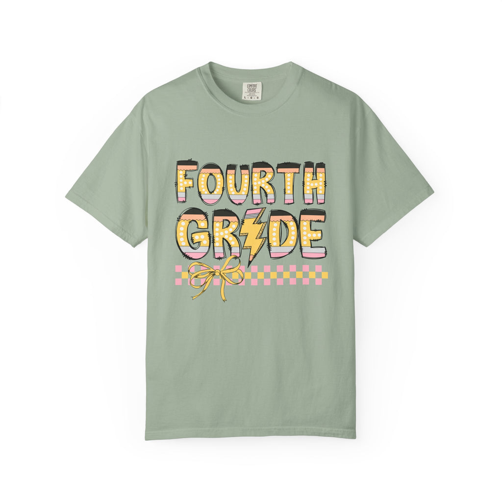 Retro Pencil 4th Grade T-shirt