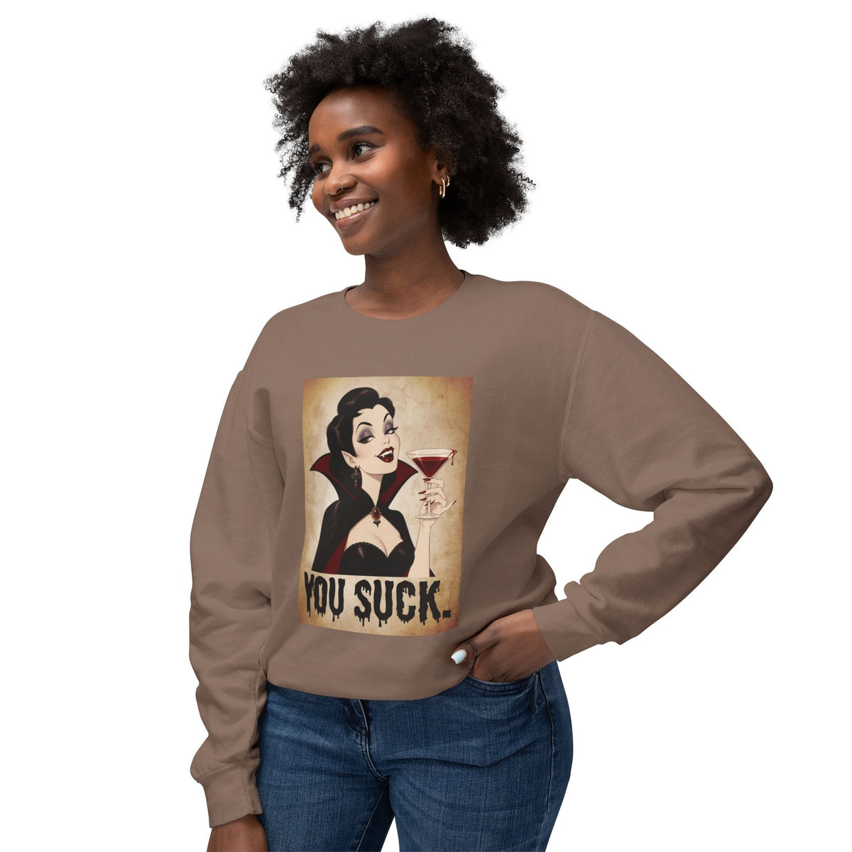 'You Suck' Crewneck Sweatshirt