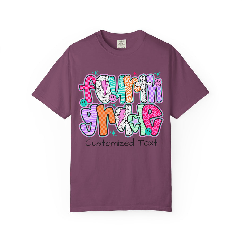 Customizable 4th Grade T-shirt