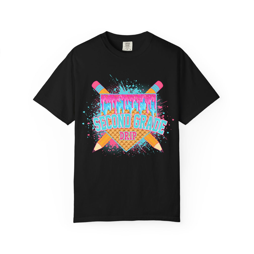 2nd Grade Level Drip T-shirt