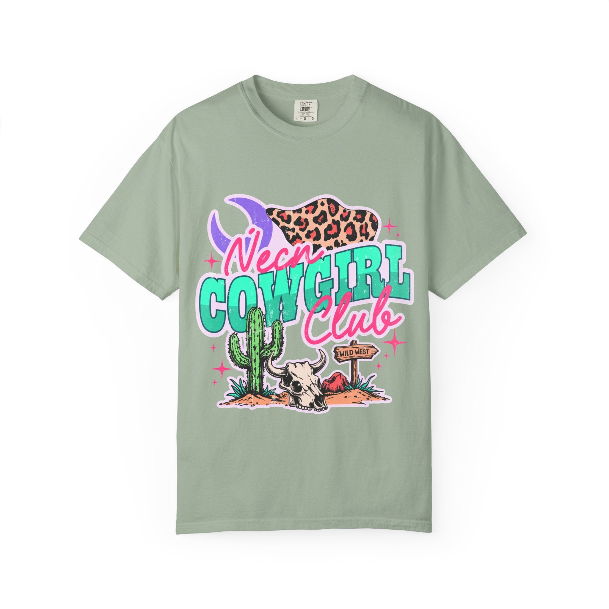 Neon Cowgirl Club T-shirt