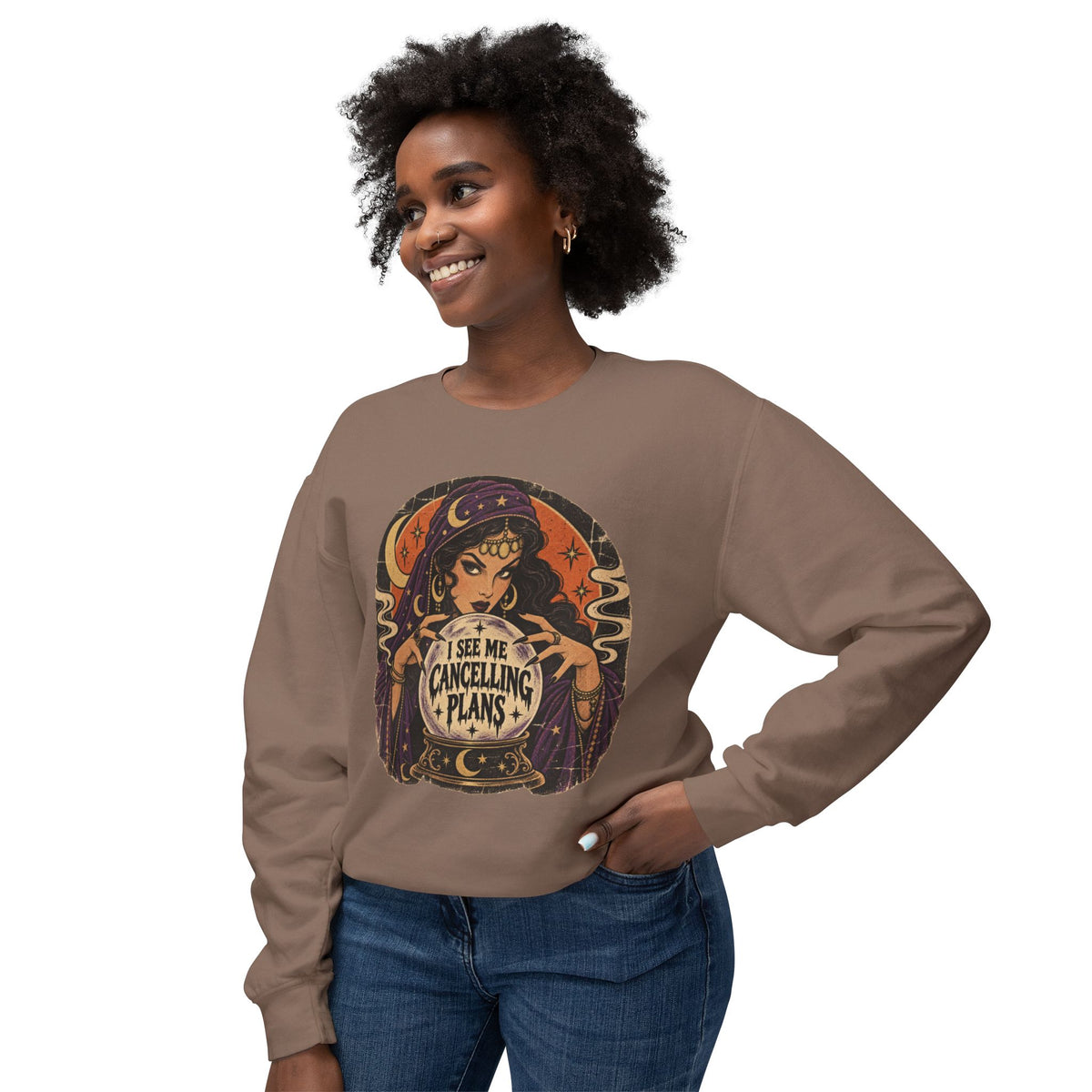'Cancelling Plans' Crewneck Sweatshirt