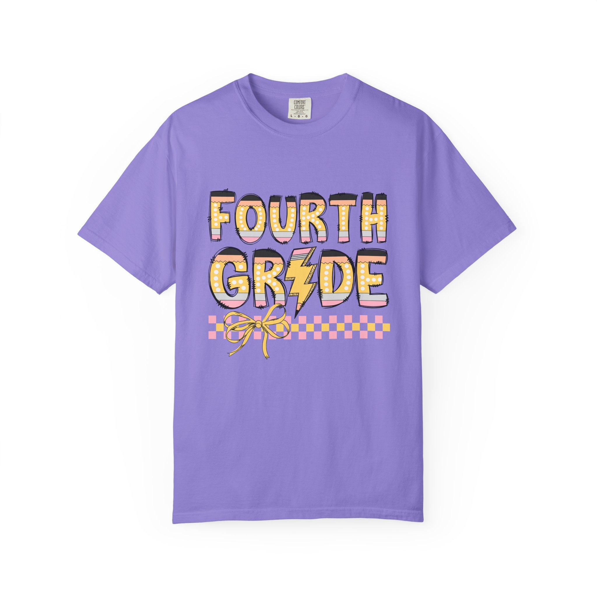 Retro Pencil 4th Grade T-shirt