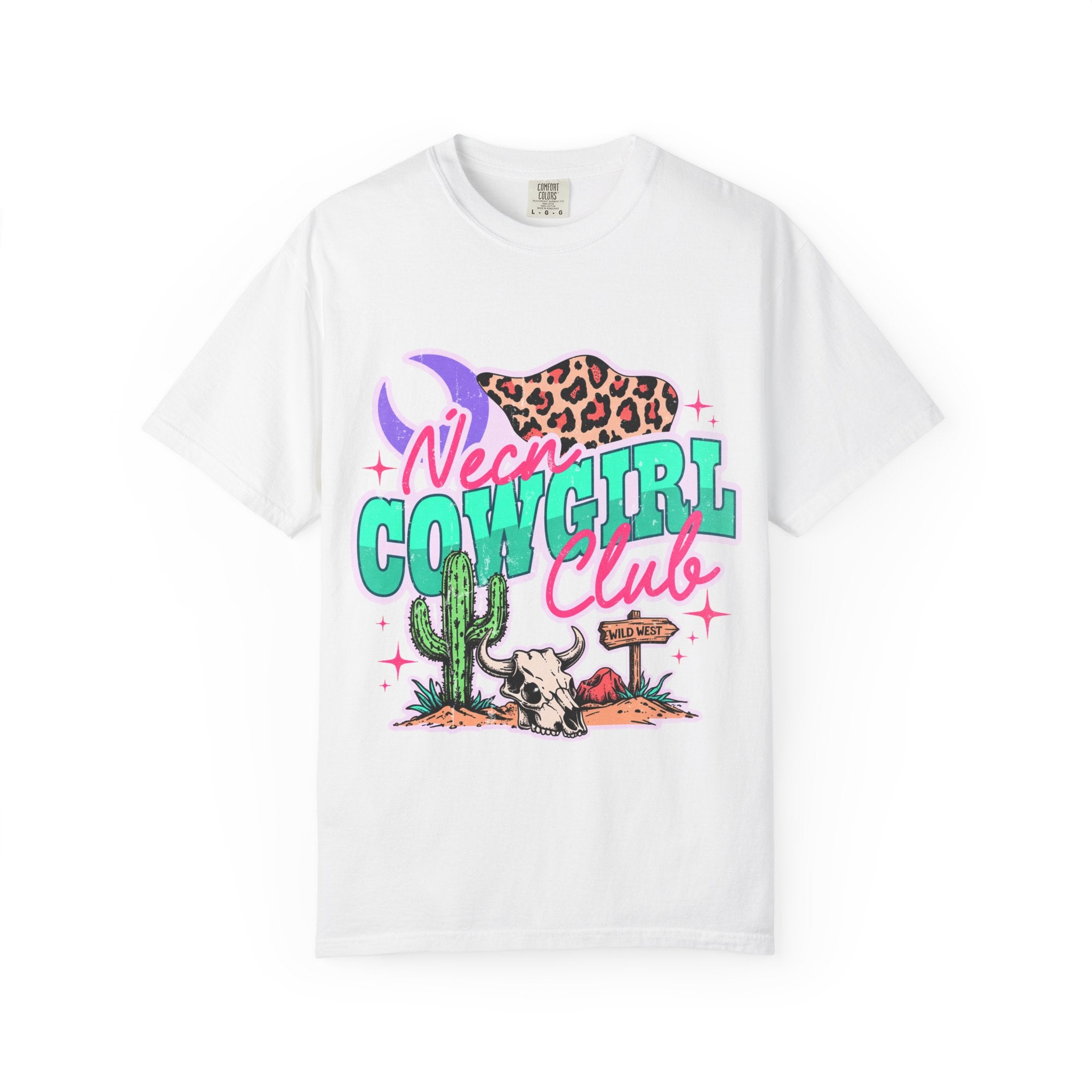 Neon Cowgirl Club T-shirt