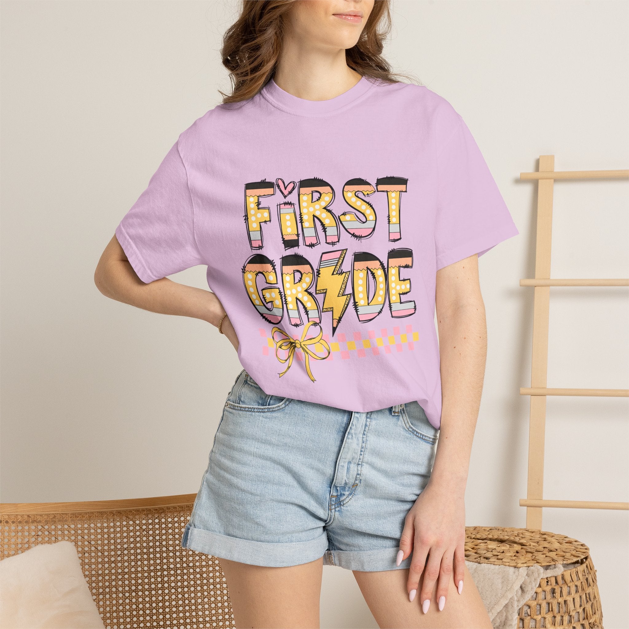 Retro Pencil 1st Grade T-shirt
