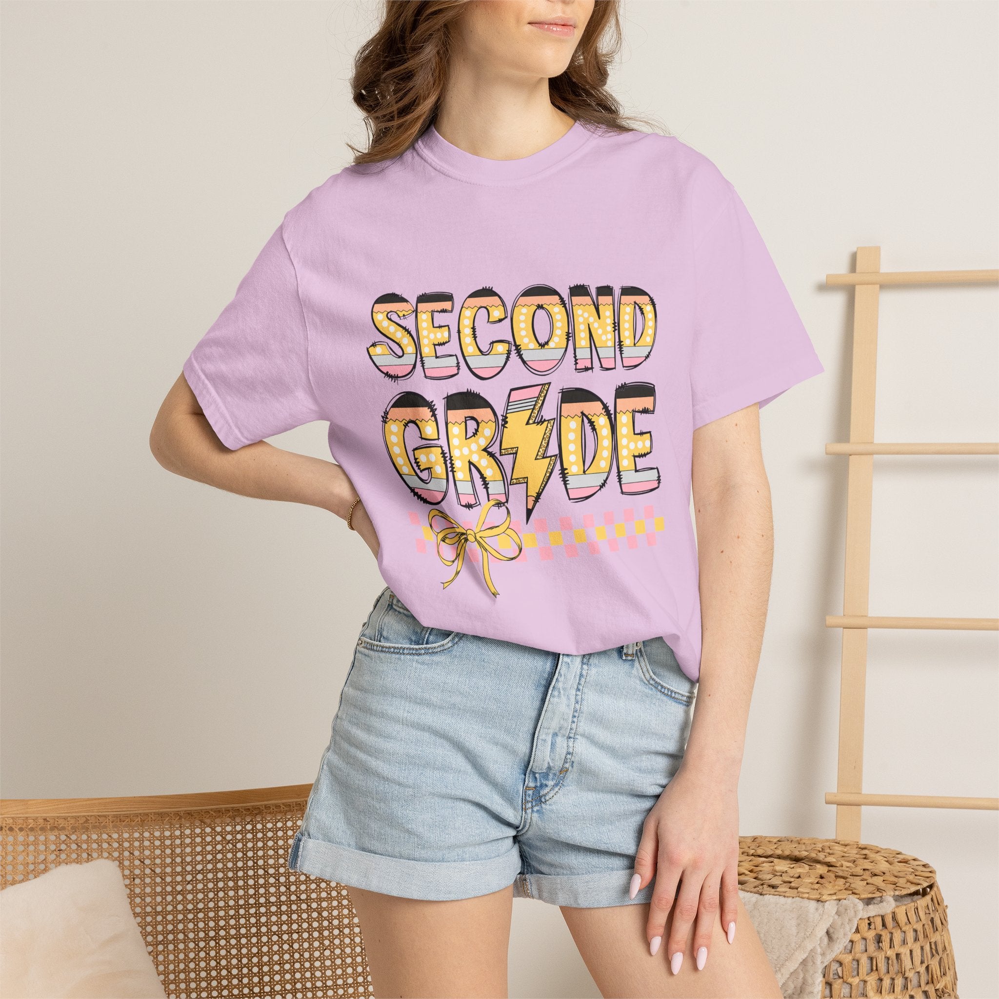 Retro Pencil 2nd Grade T-shirt