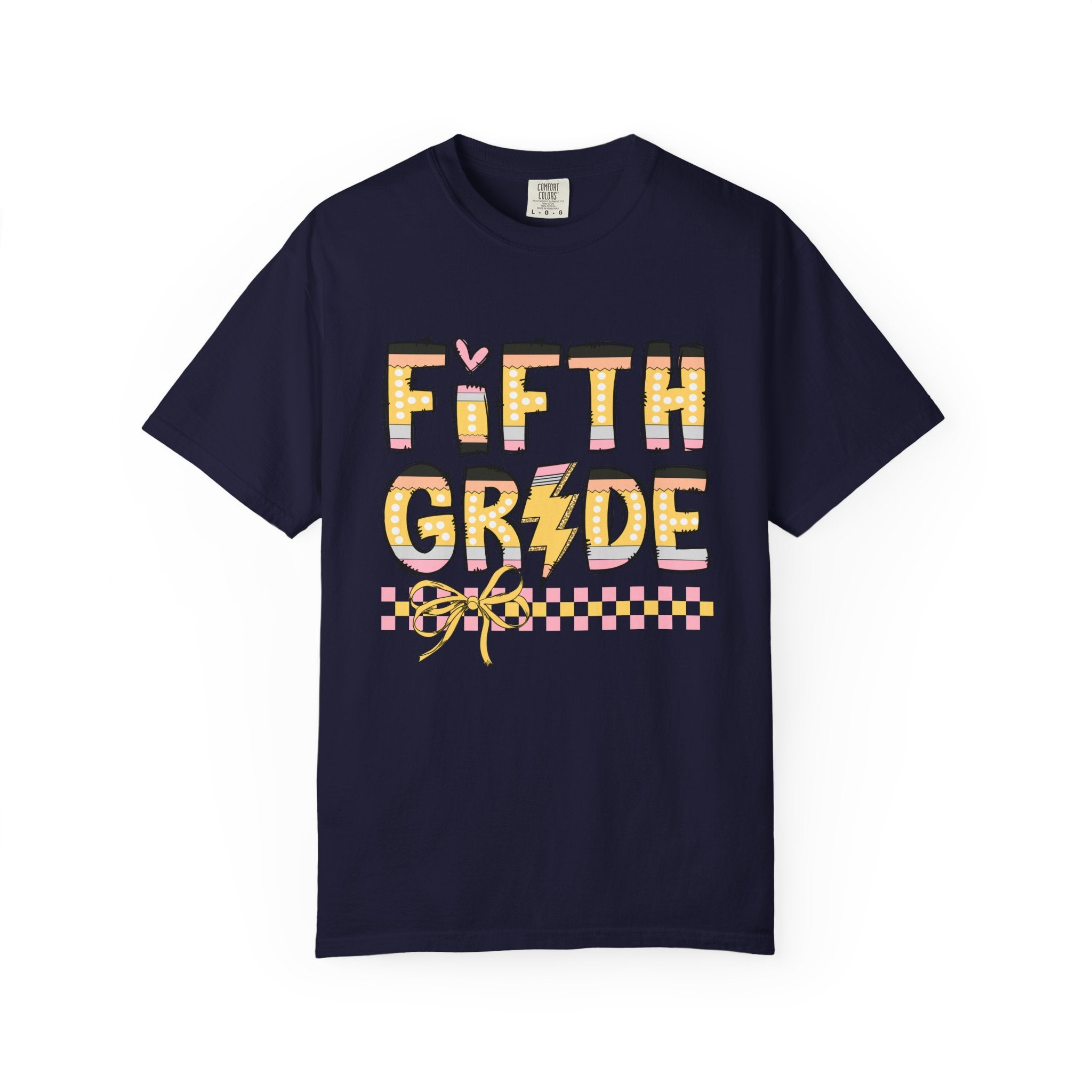Retro Pencil 5th Grade T-shirt