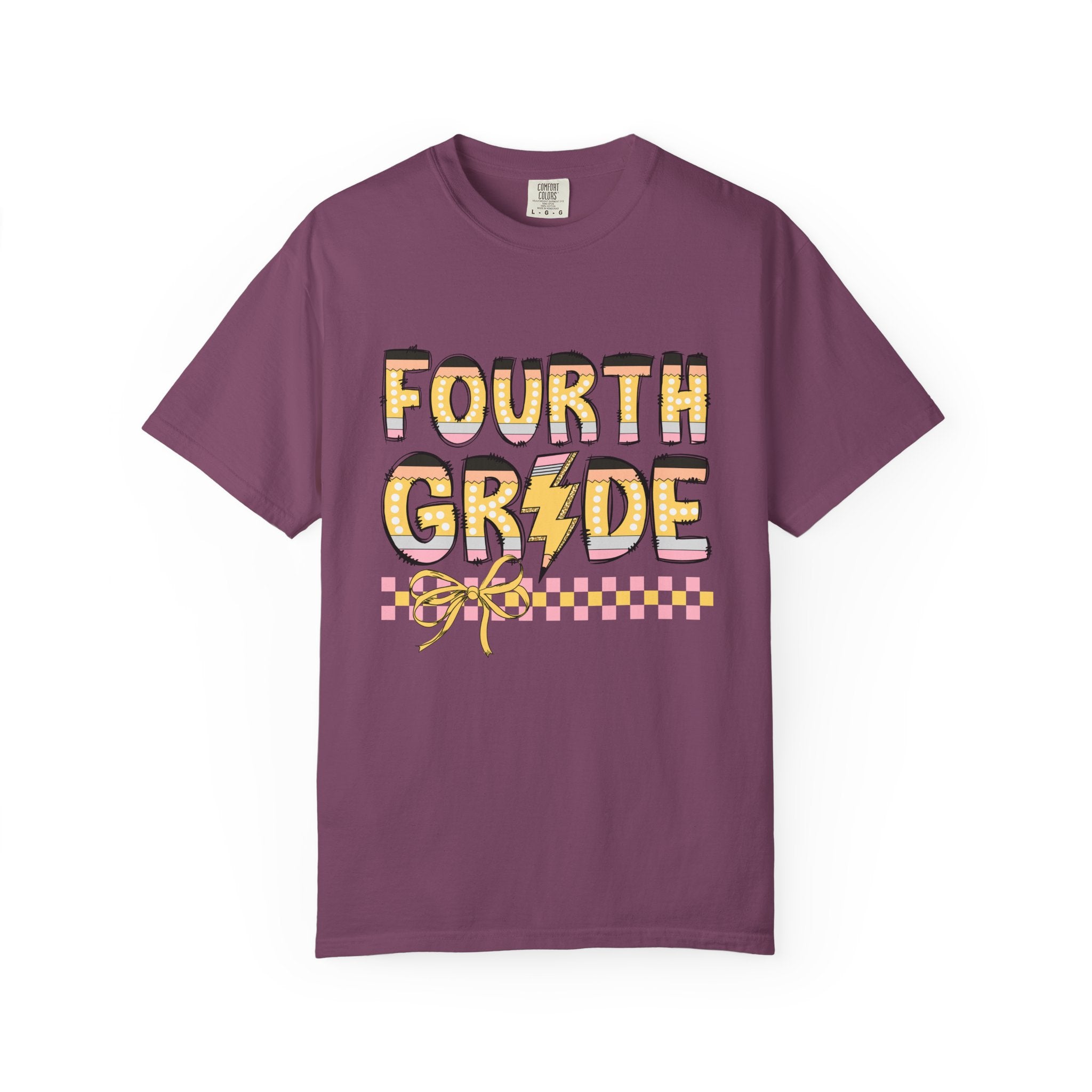 Retro Pencil 4th Grade T-shirt