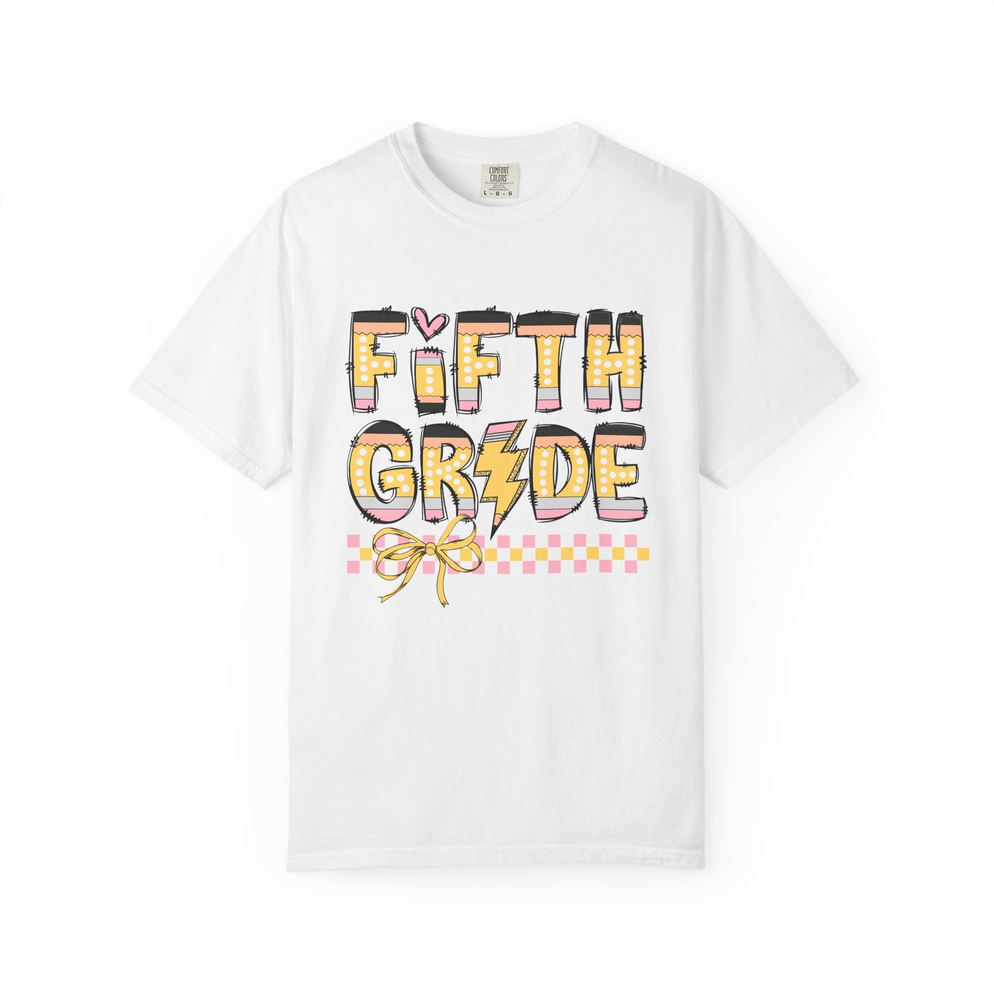 Retro Pencil 5th Grade T-shirt