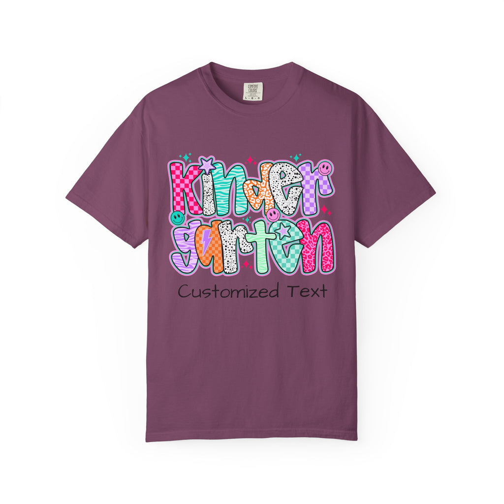 Customizable Kindergarten T-shirt
