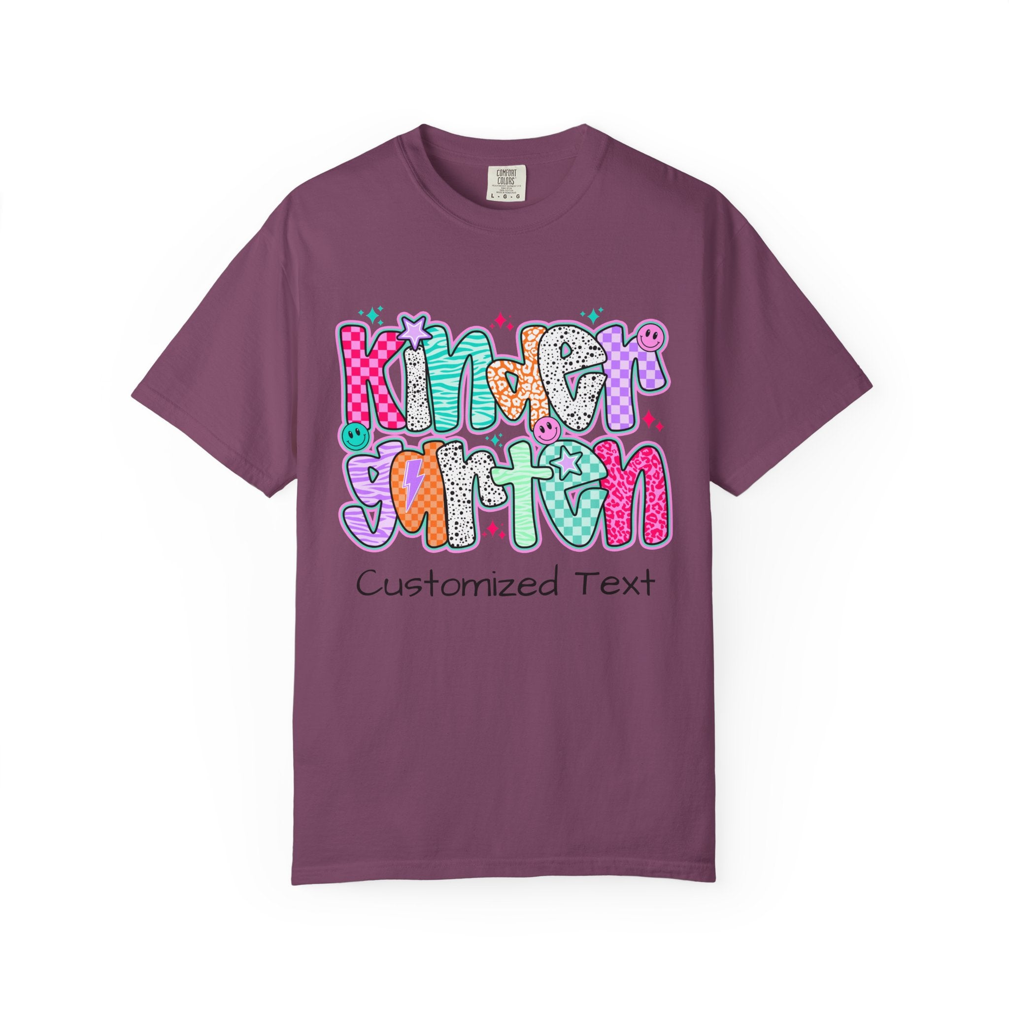 Customizable Kindergarten T-shirt