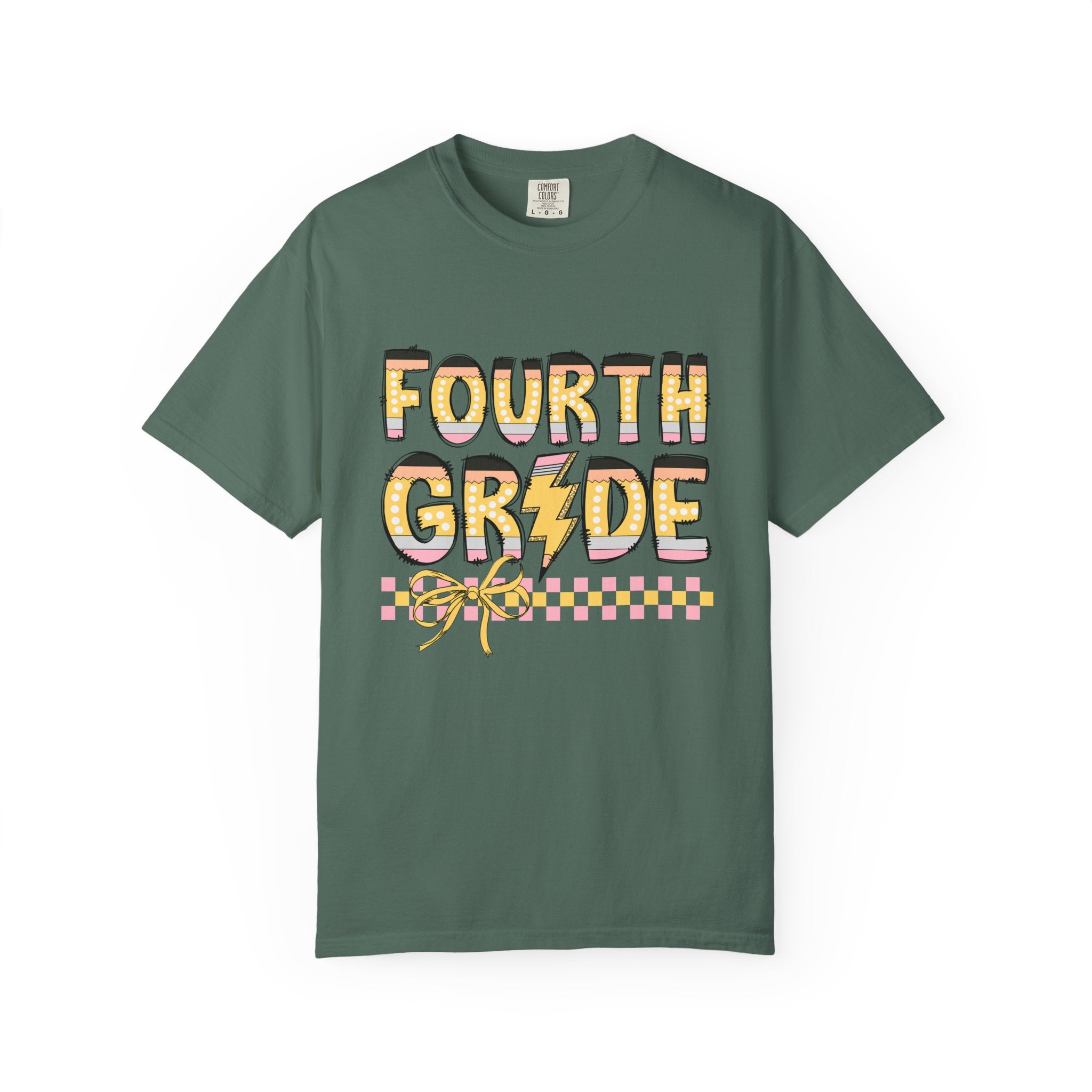 Retro Pencil 4th Grade T-shirt
