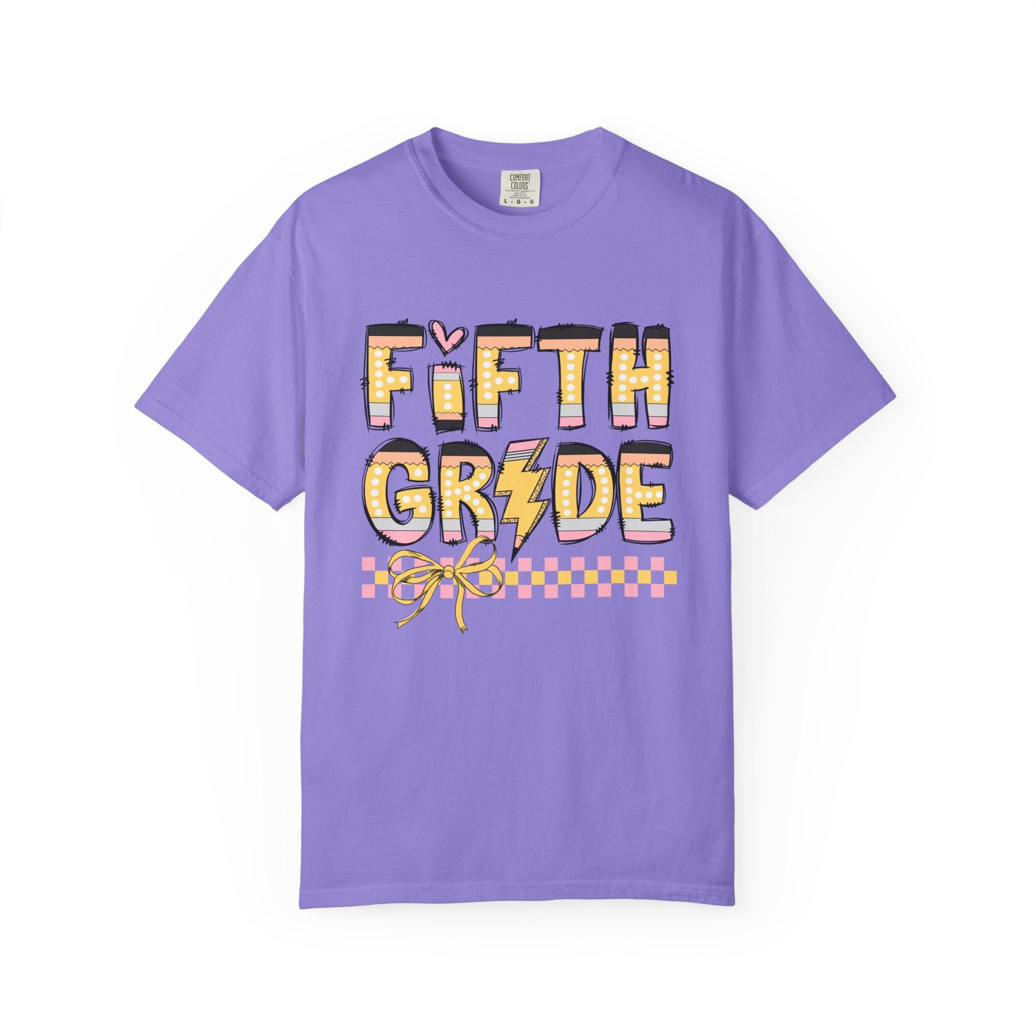Retro Pencil 5th Grade T-shirt