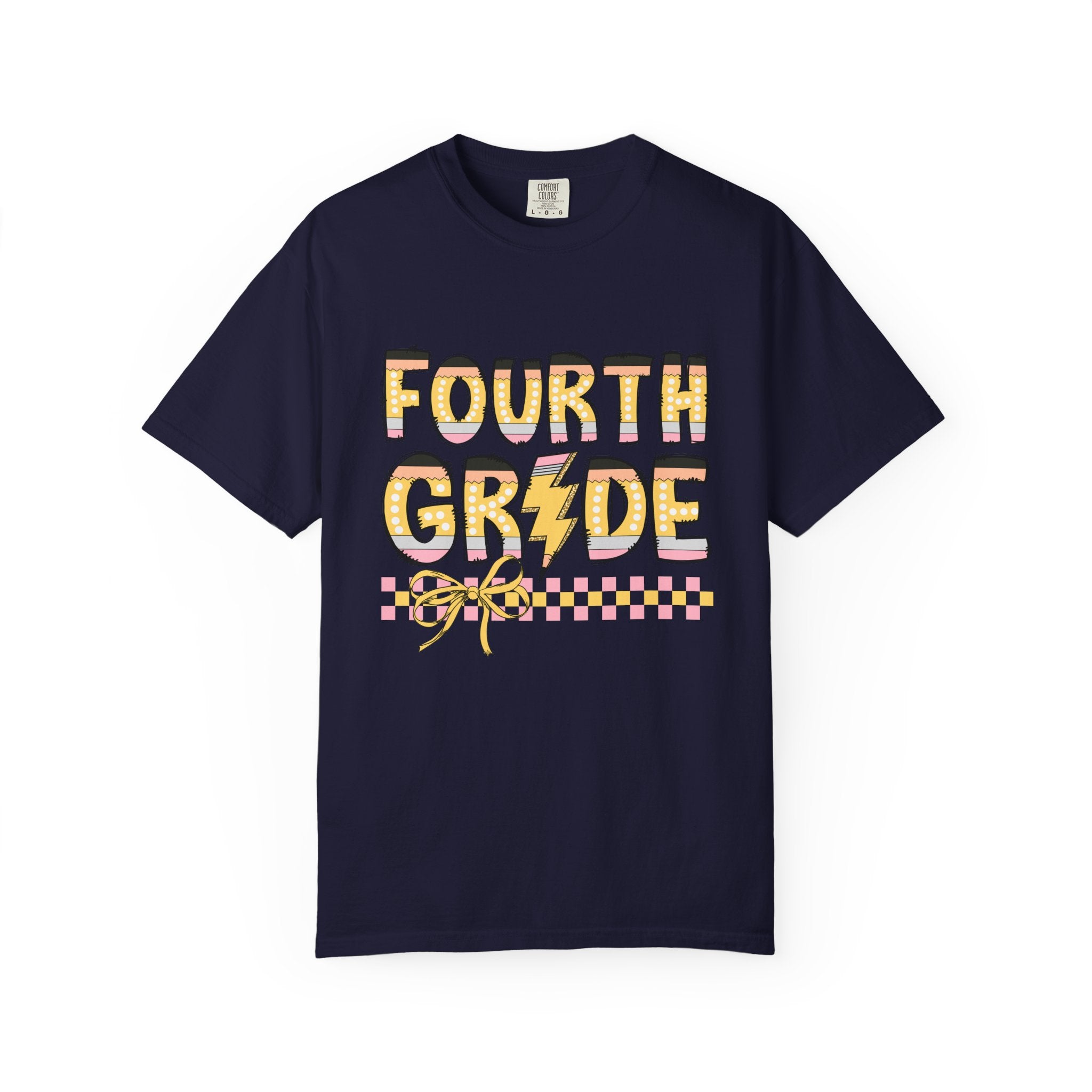 Retro Pencil 4th Grade T-shirt
