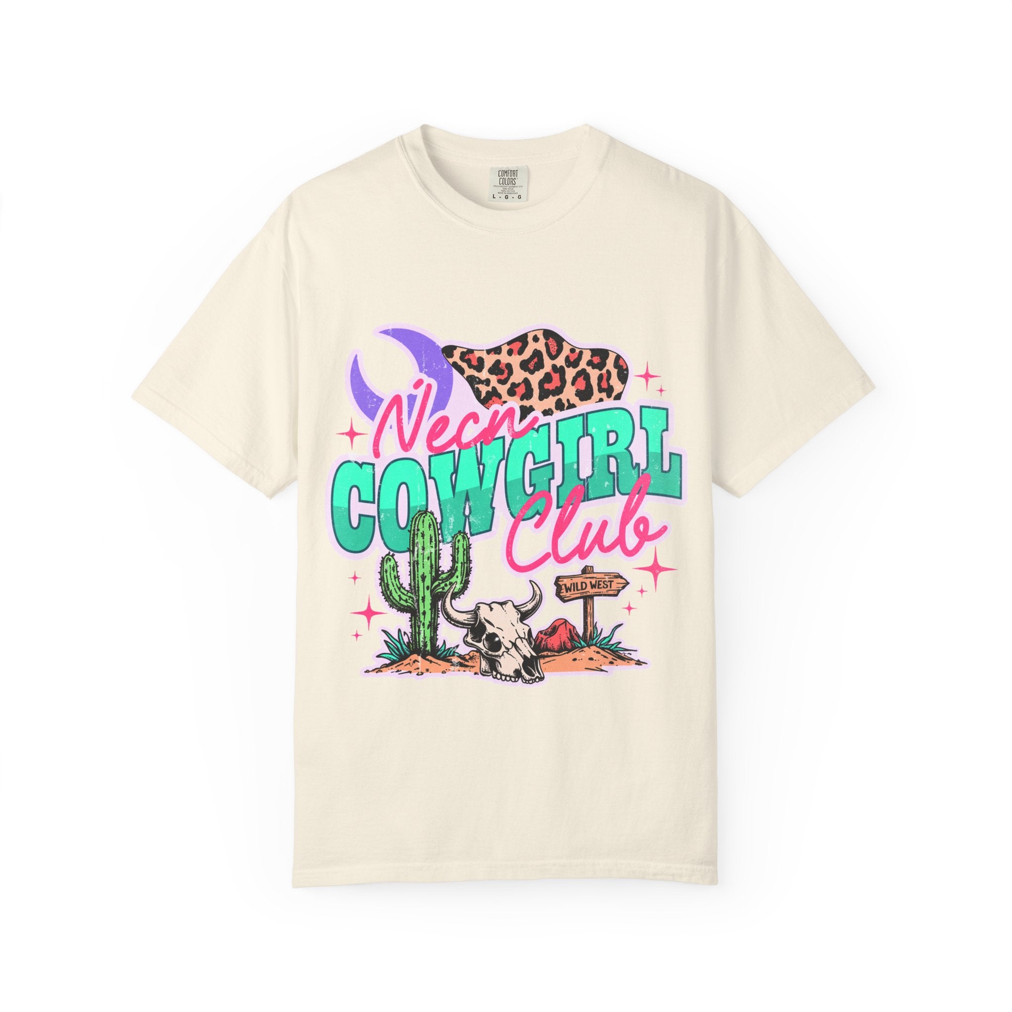 Neon Cowgirl Club T-shirt
