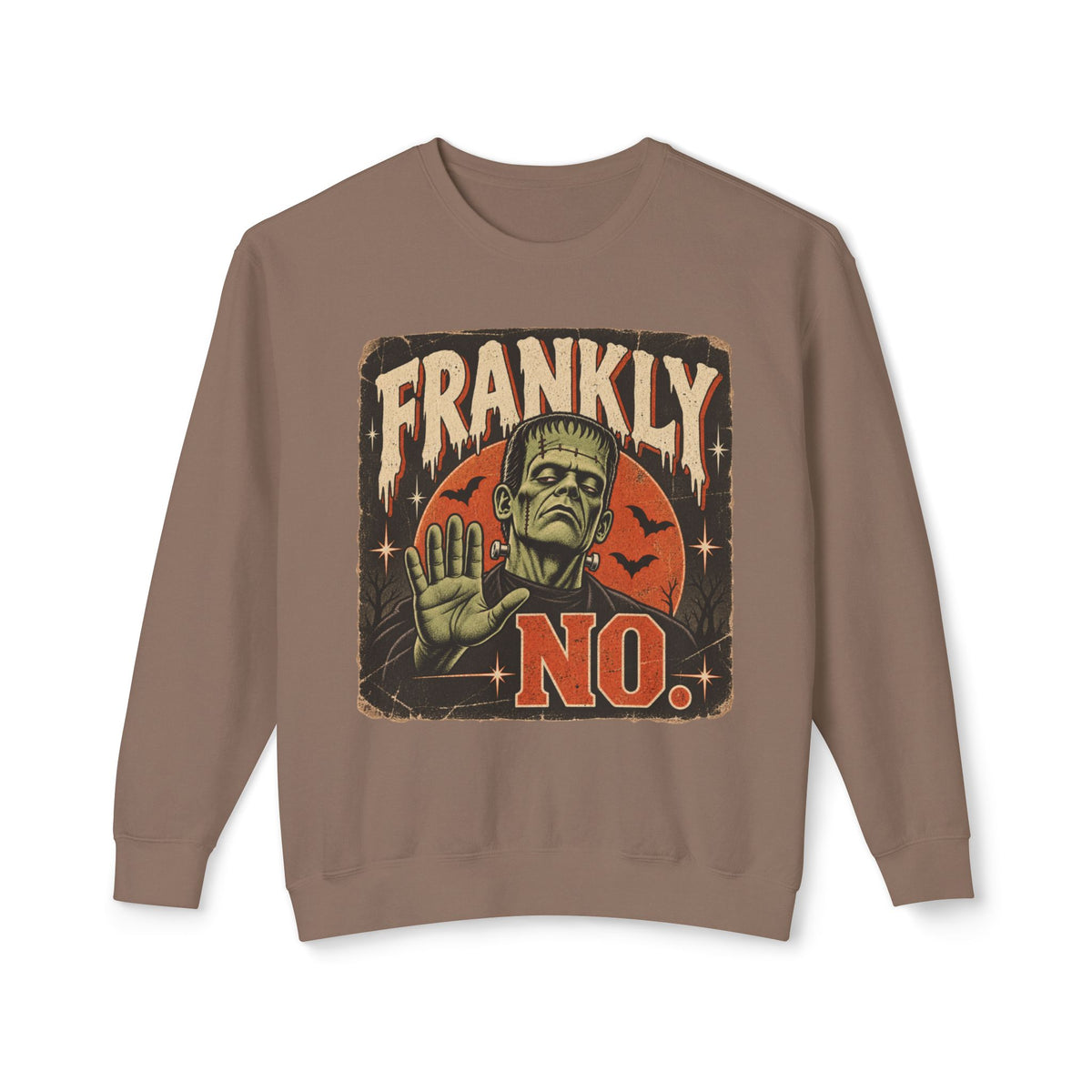 'Frankly, No' Crewneck Sweatshirt