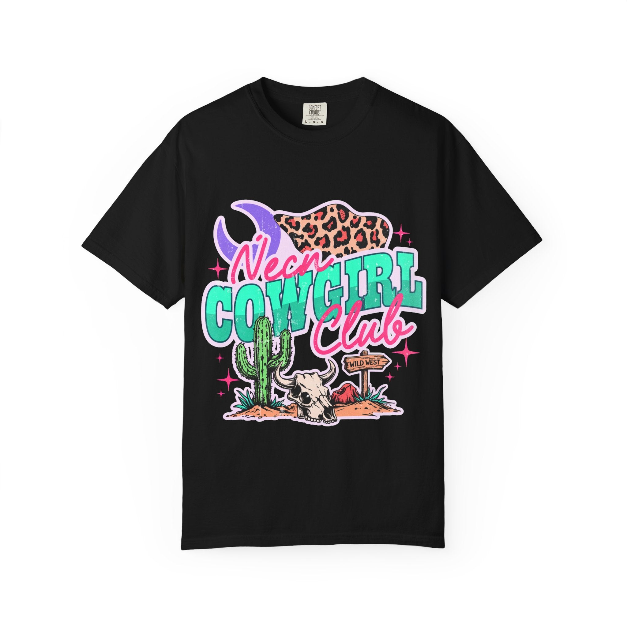 Neon Cowgirl Club T-shirt