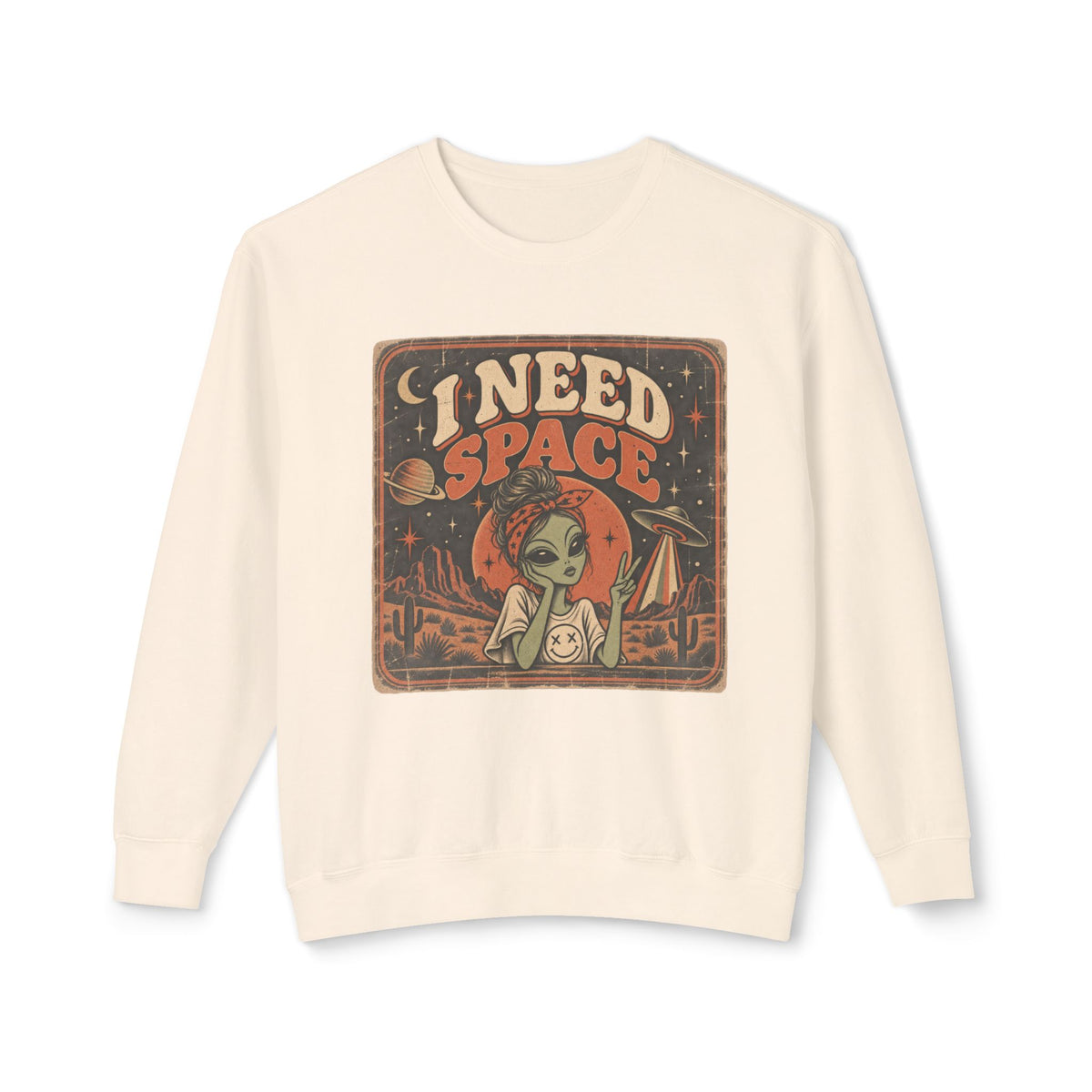 'I Need Space' Crewneck Sweatshirt