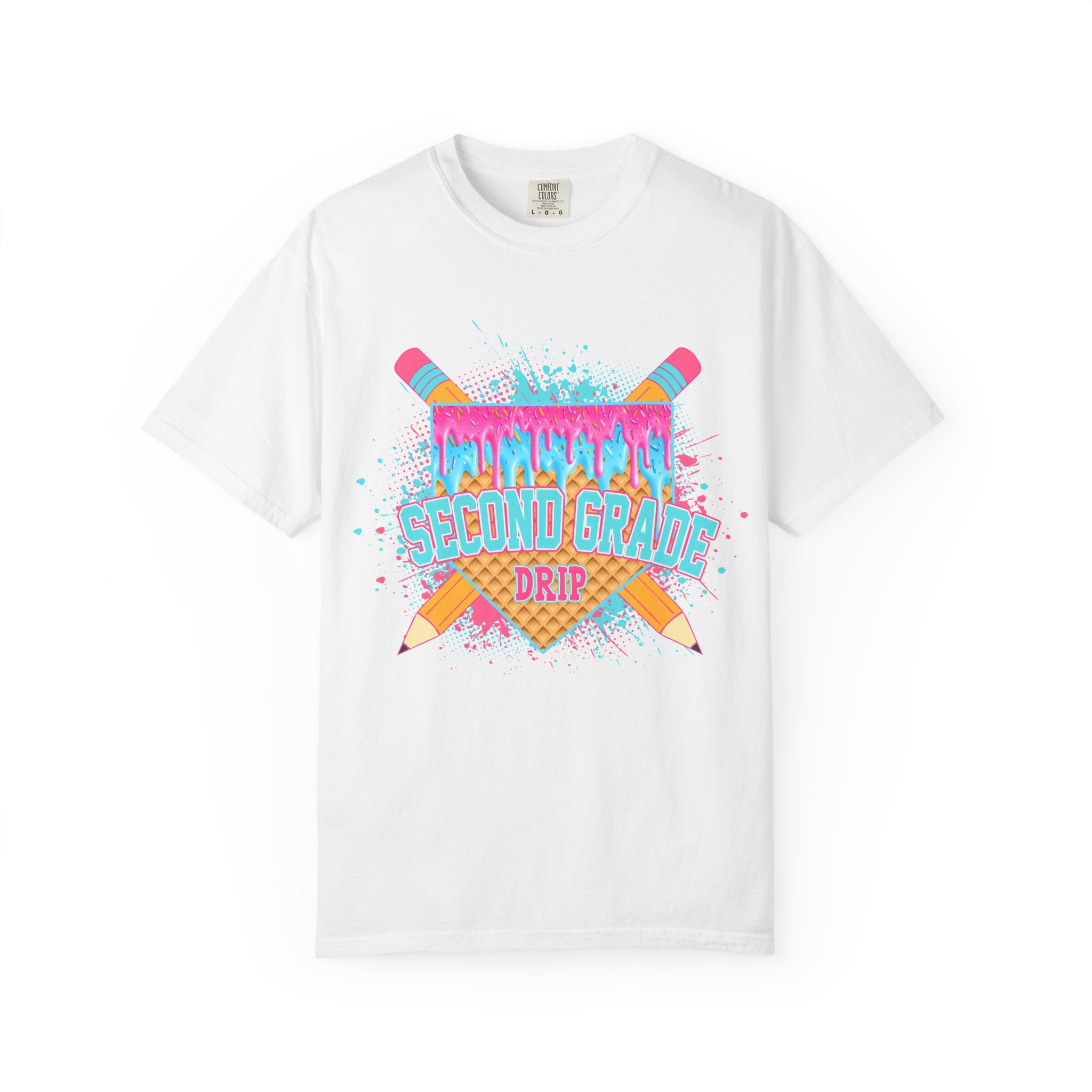 2nd Grade Level Drip T-shirt