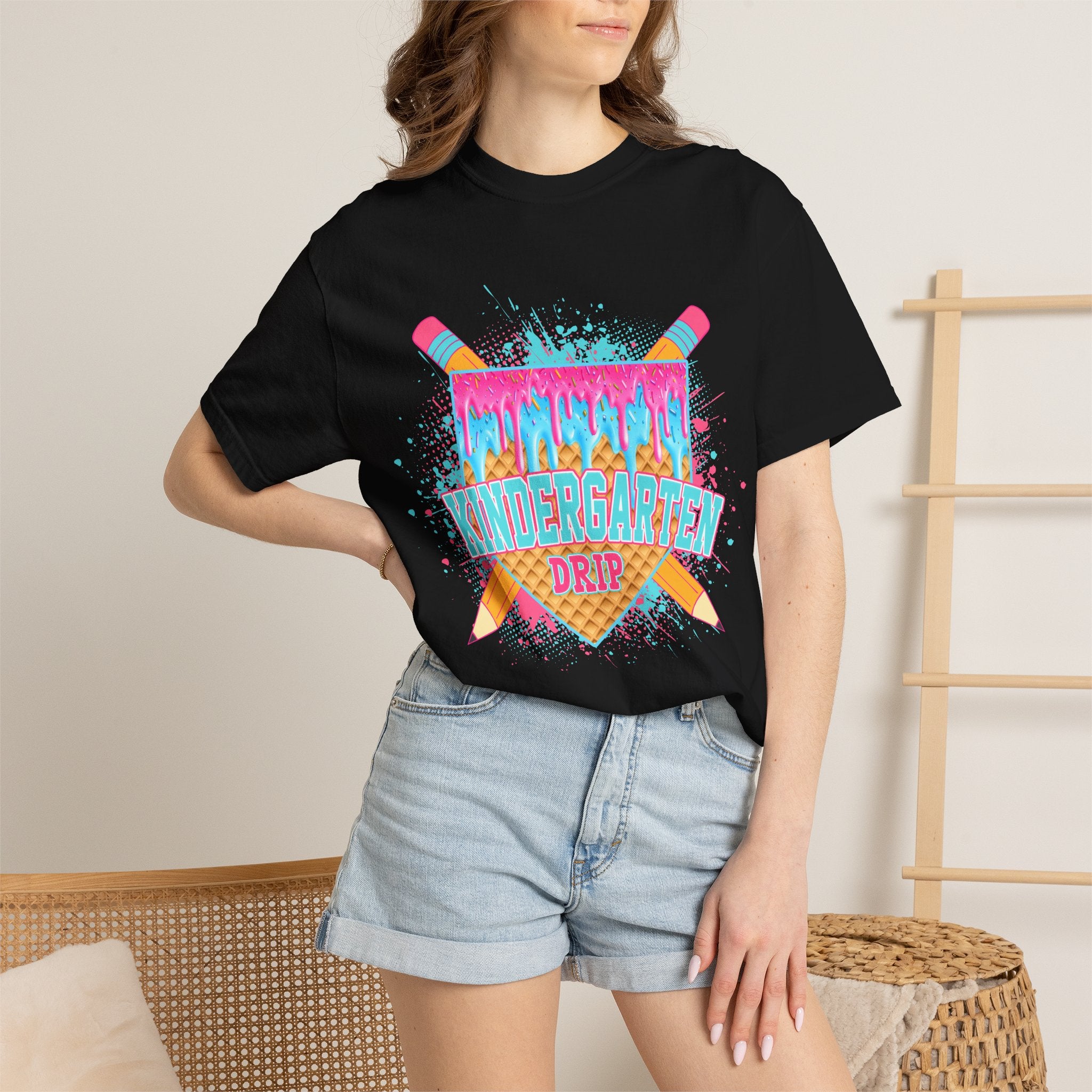 Kindergarten Grade Level Drip T-shirt