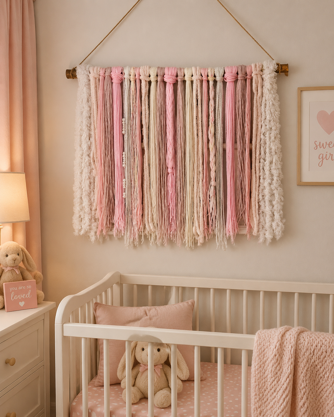 Whisper Pink Macrame
