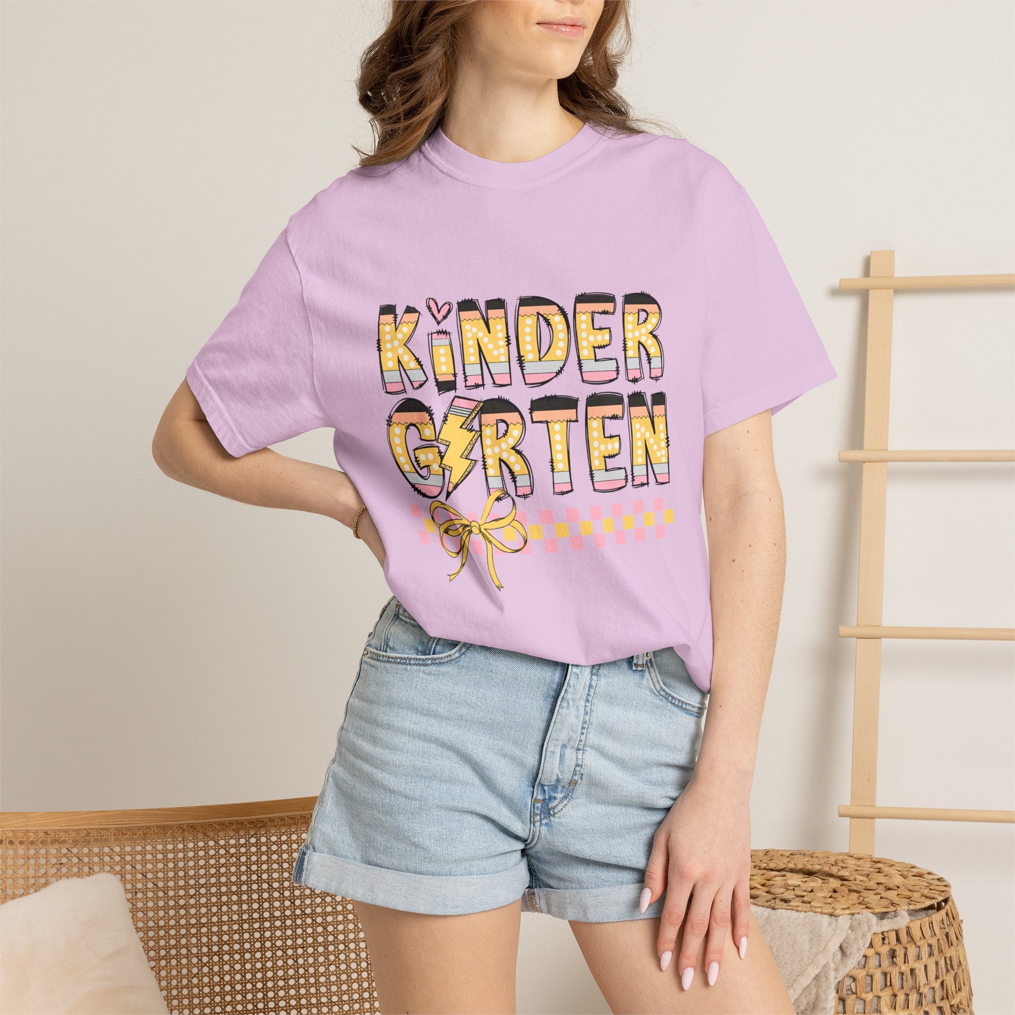Retro Pencil Kindergarten T-shirt