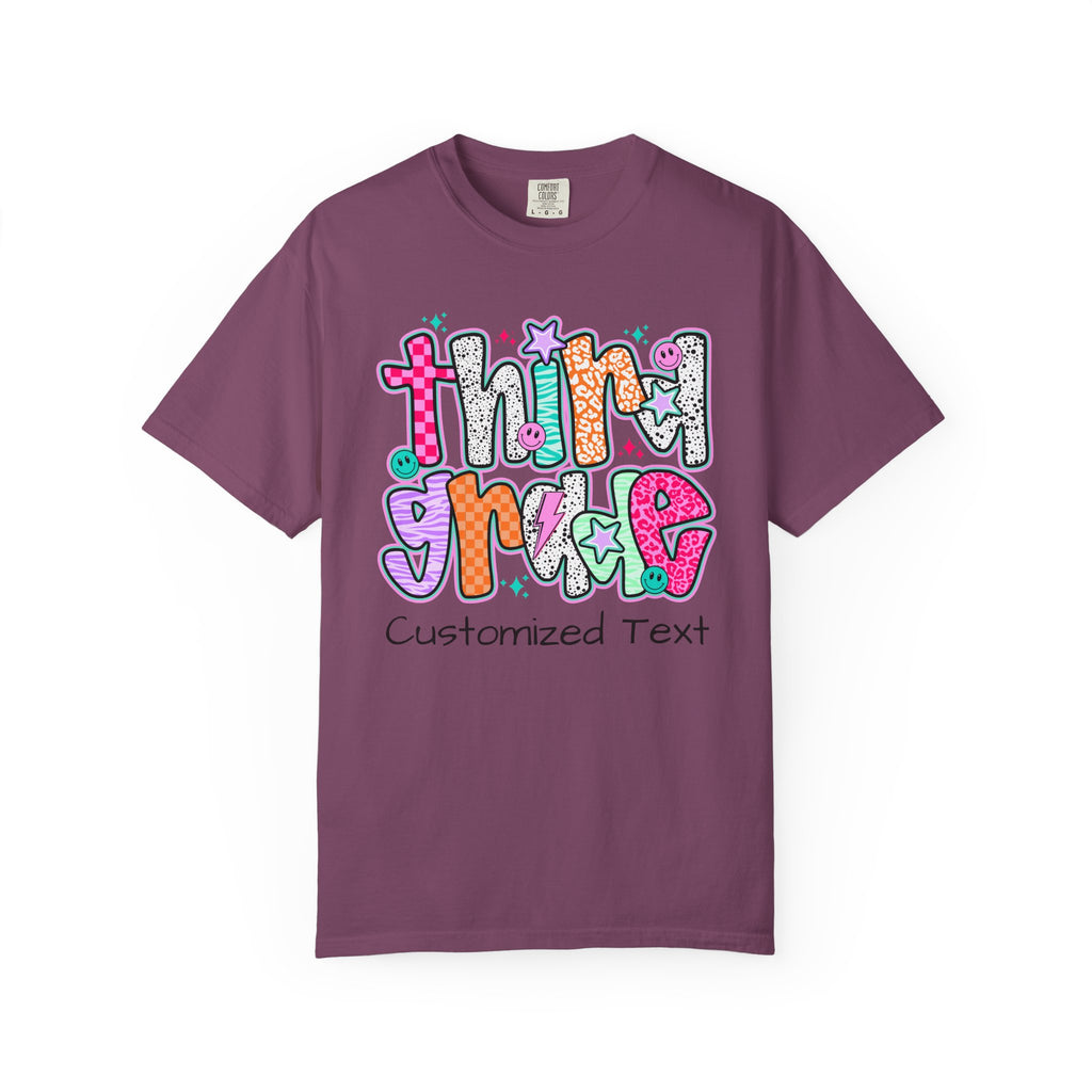 Customizable 3rd Grade T-shirt