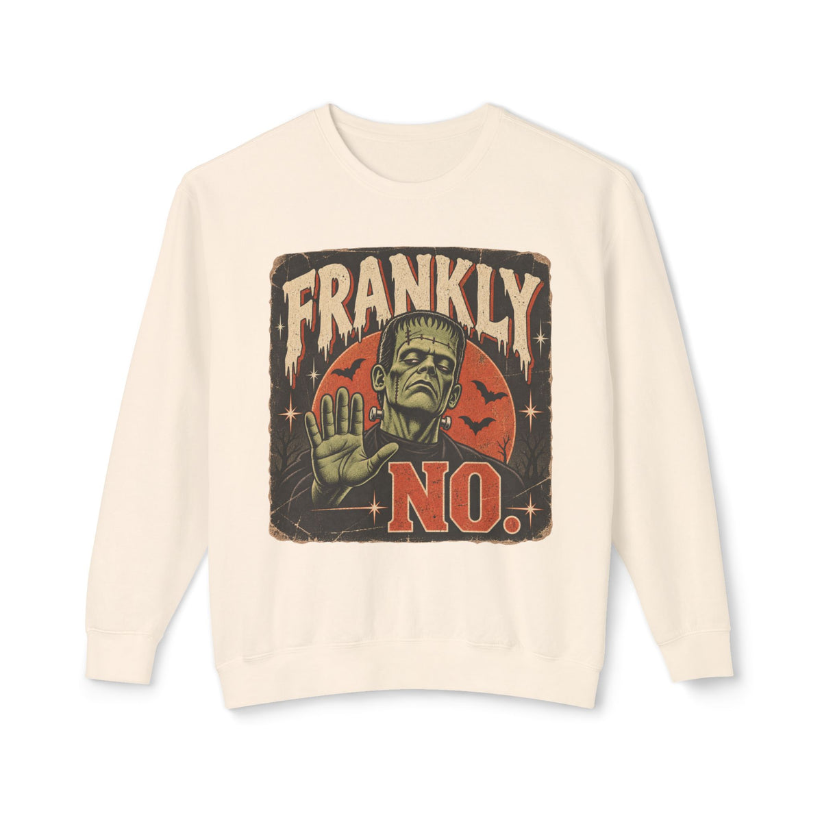 'Frankly, No' Crewneck Sweatshirt