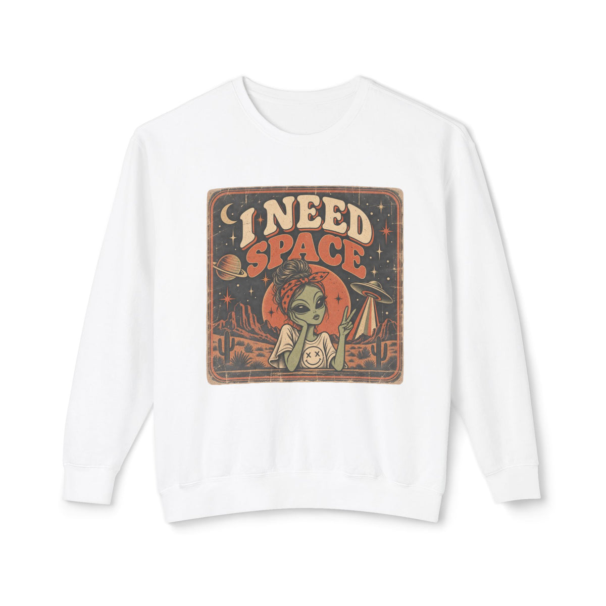 'I Need Space' Crewneck Sweatshirt