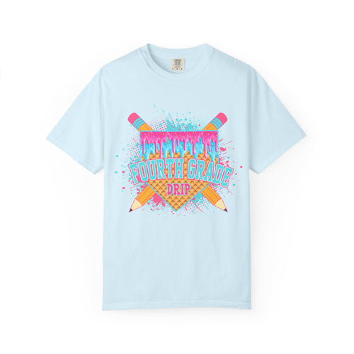 4th Grade Level Drip T-shirt
