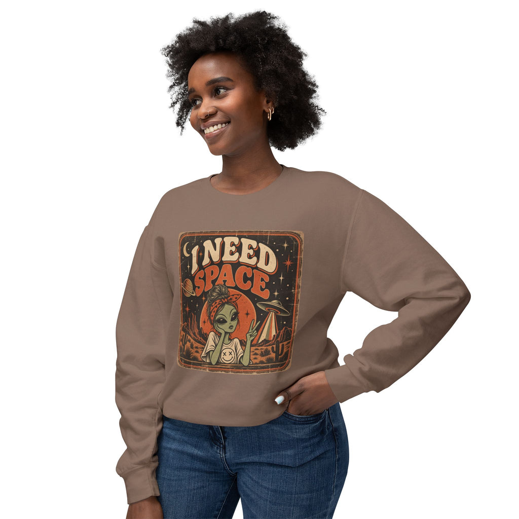 'I Need Space' Crewneck Sweatshirt