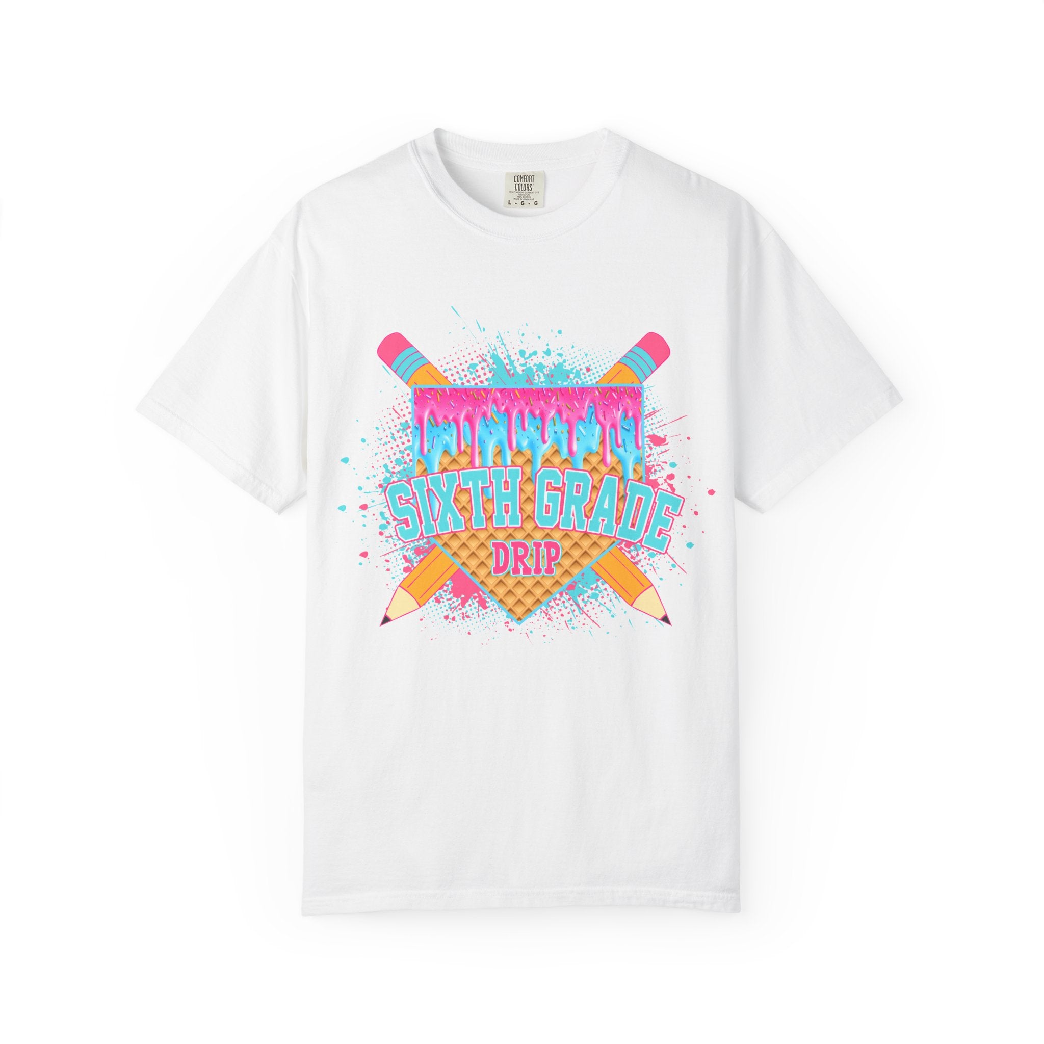 6th Grade Level Drip T-shirt
