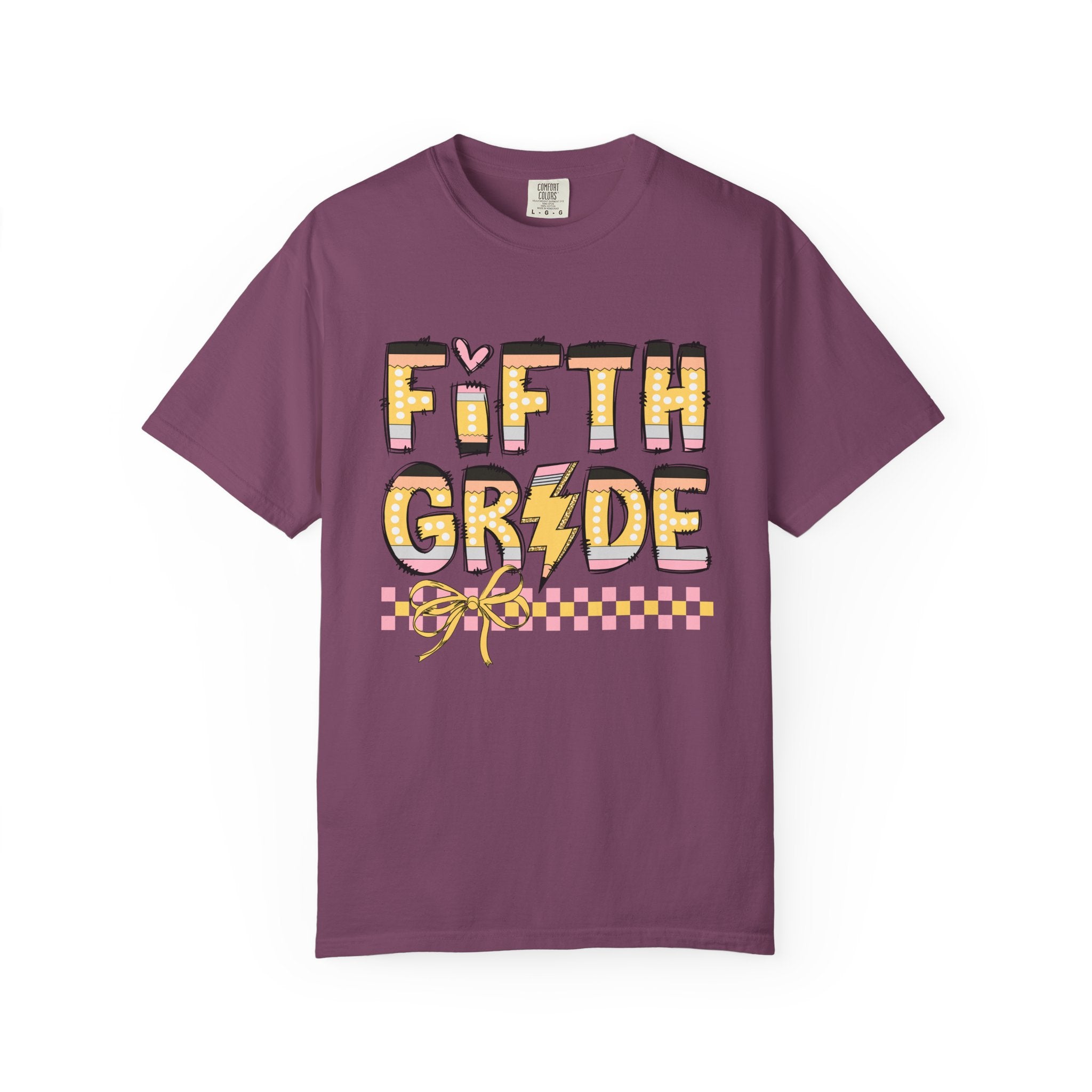 Retro Pencil 5th Grade T-shirt