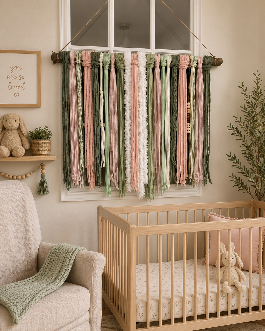 Cactus Bloom Macrame