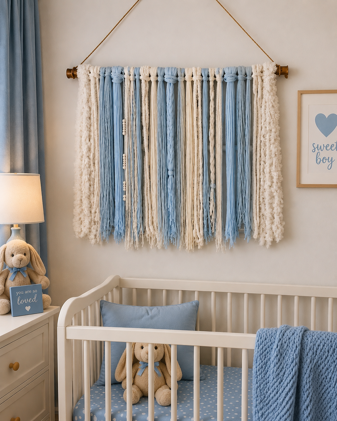Buckaroo Blue Macrame
