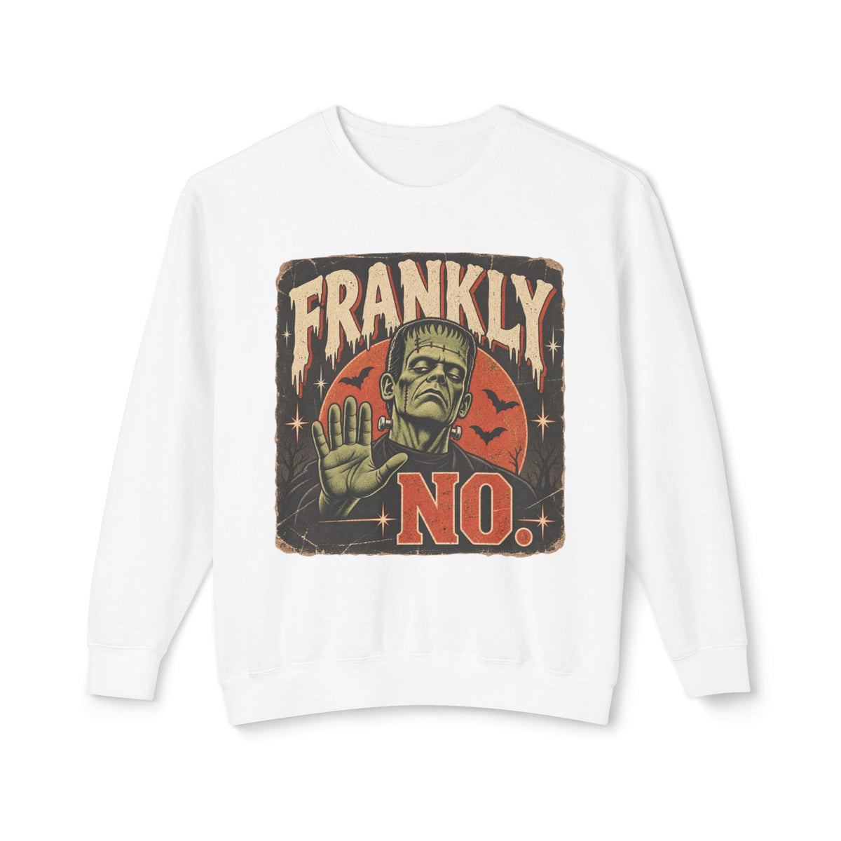 'Frankly, No' Crewneck Sweatshirt