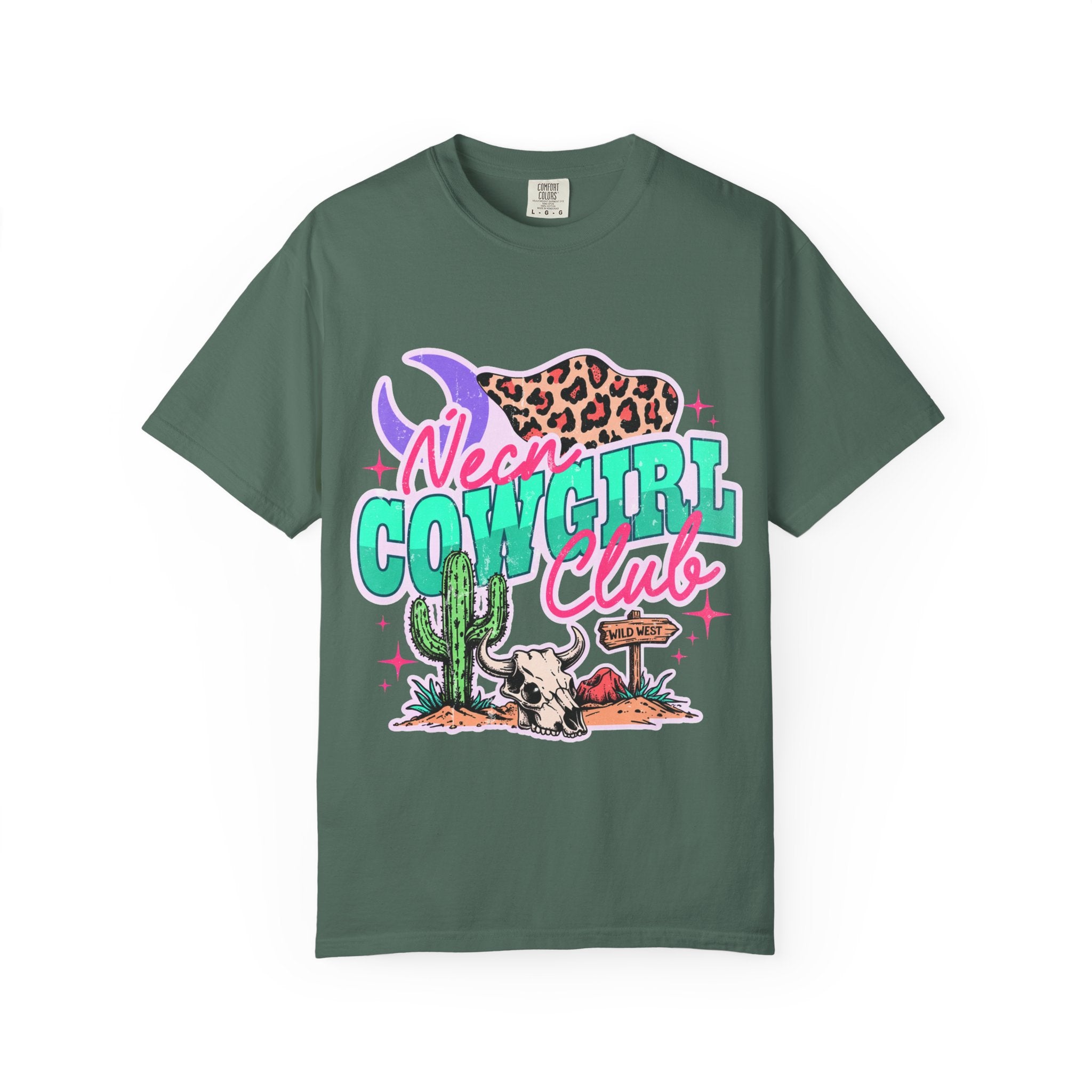 Neon Cowgirl Club T-shirt