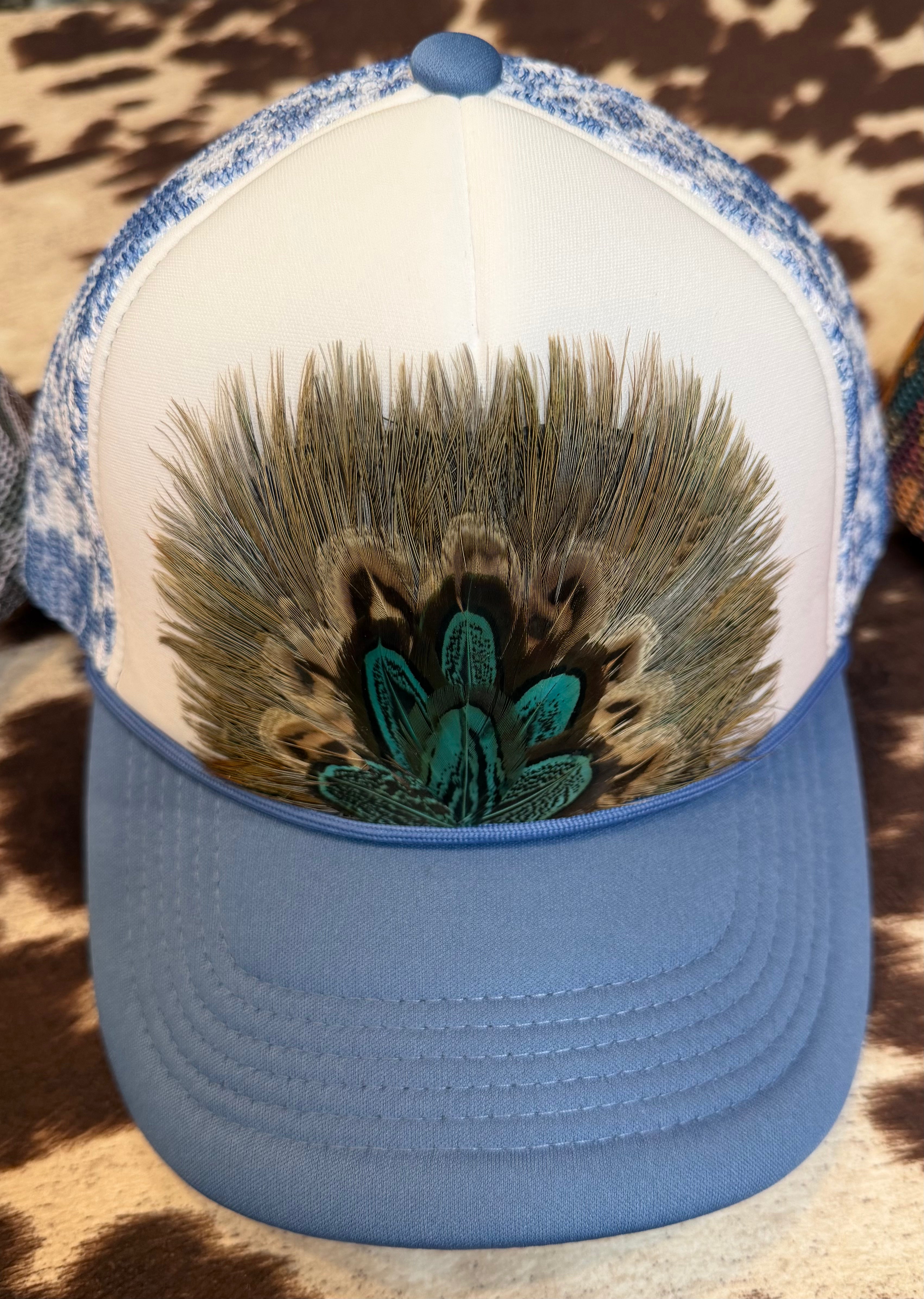 Feather Trucker Hats