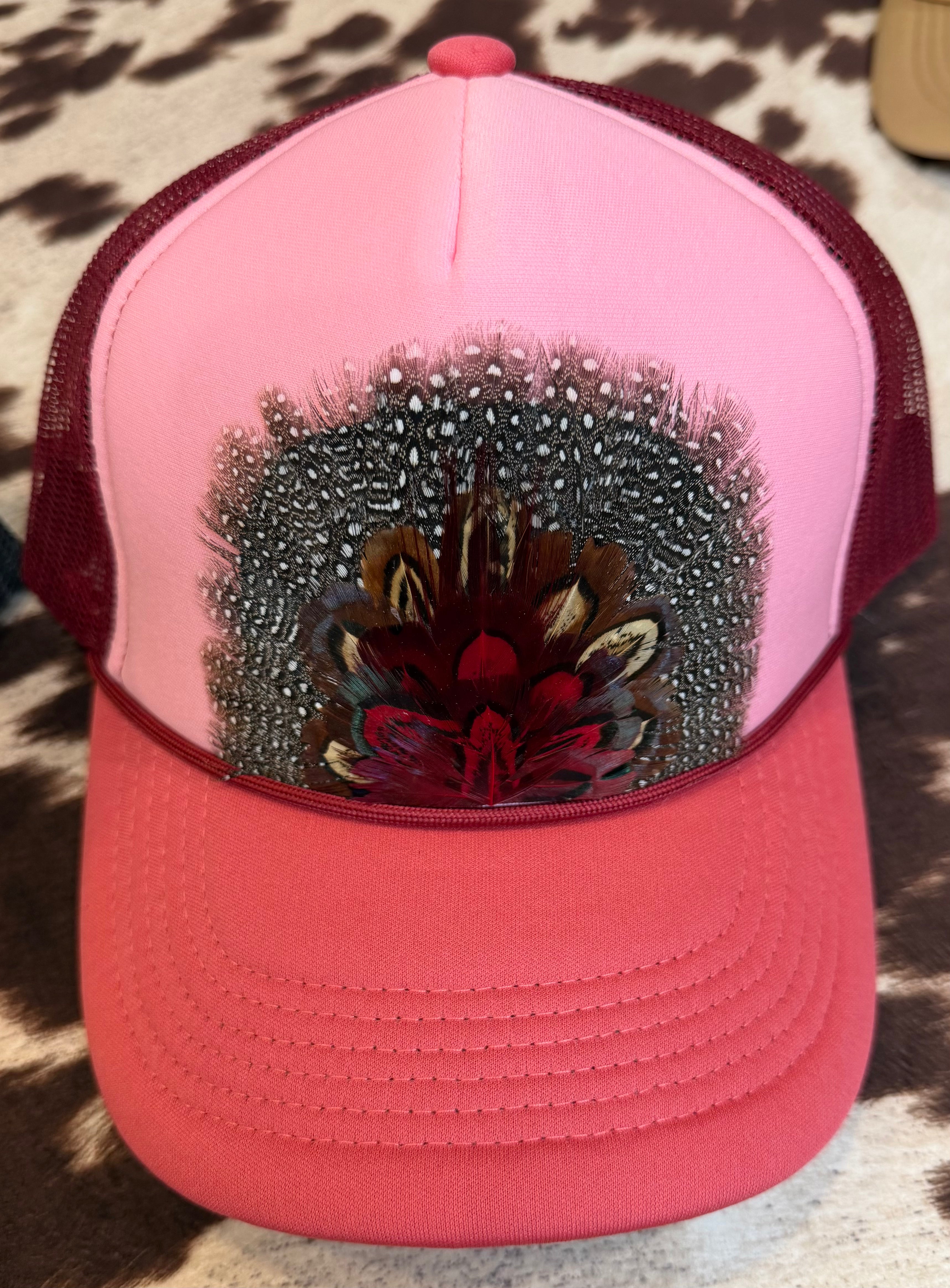 Feather Trucker Hats